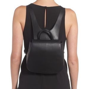 Steven Alan Mini Kate Backpack Black Leather Purse